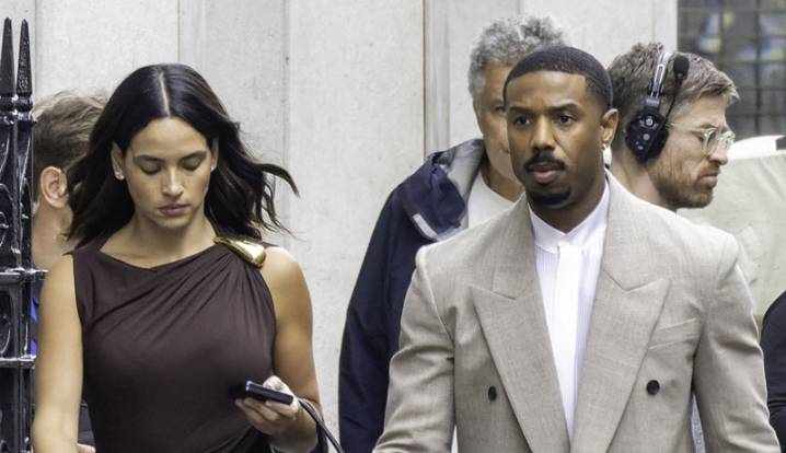 Michael B. Jordan Spotted Filming ‘Thomas Crown Affair’ Movie with Adria Arjona for First Time! | Adria Arjona, Michael B Jordan, The Thomas Crown Affair