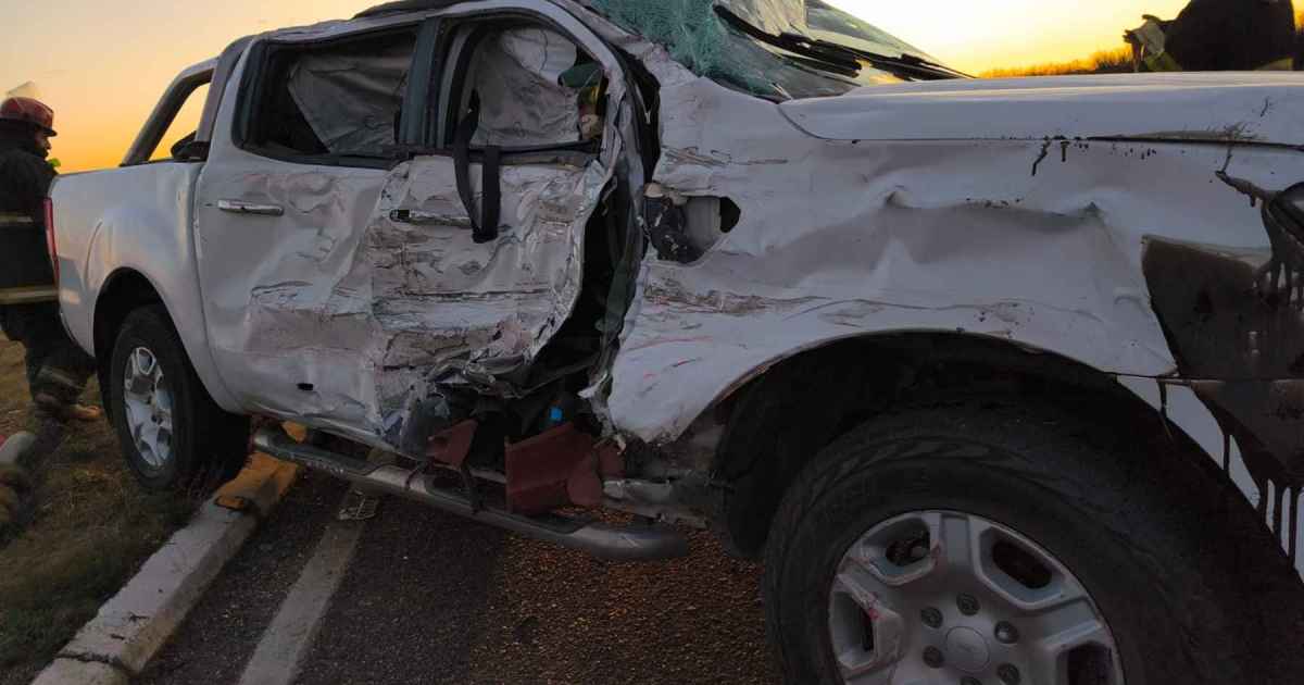 Una mujer internada por un fuerte choque: viajaba desde Neuquén a Buenos Aires