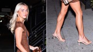 Livvy Dunne’s Clear Mules Keep the Transparent Heel Trend Going