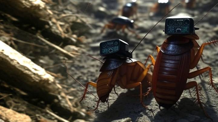Convierten a cucarachas alemanas en cíborgs, con cámaras y chips, para operaciones de alto riesgo