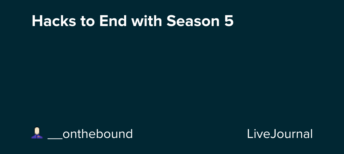 Hacks to End with Season 5: ohnotheydidnt