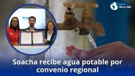 Soacha recibe agua potable para más de 40.000 habitantes con convenio regional