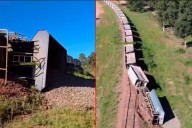 Descarriló vagón en el sur de Concordia: el tren de tolvas perdió parte de su carga