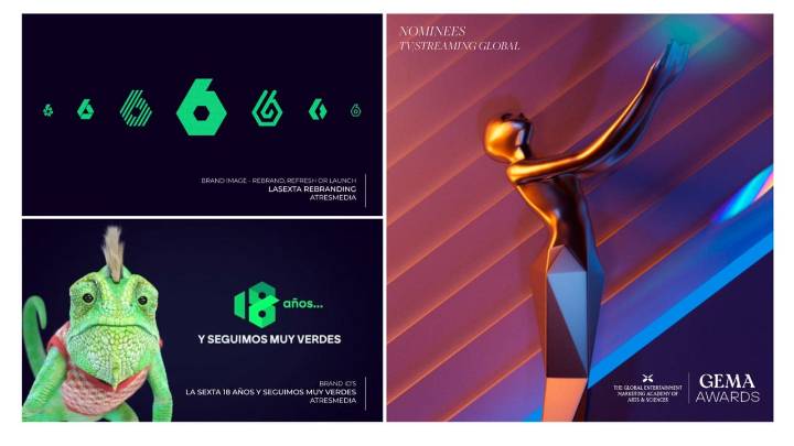 laSexta, reconocida internacionalmente con una doble nominación en los GEMA Awards Global y candidata a los Internacional Eyes & Ears Awards por su último rebranding