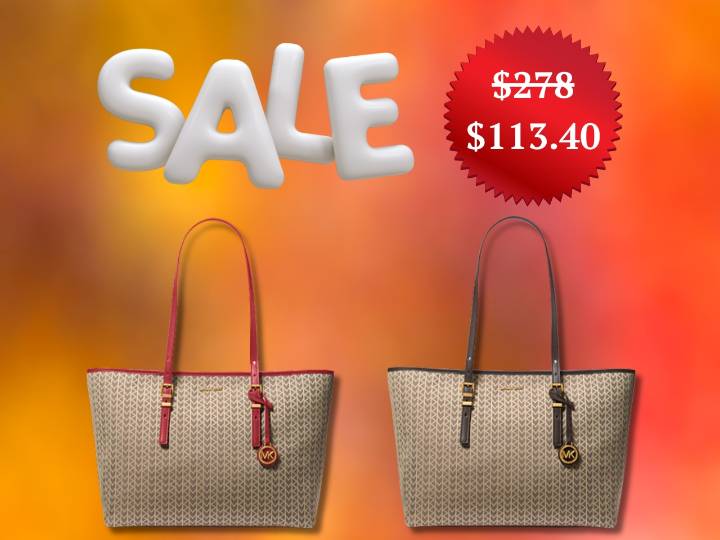 These Michael Kors tote bags are 59% off and perfect for fall fashion, now $114
