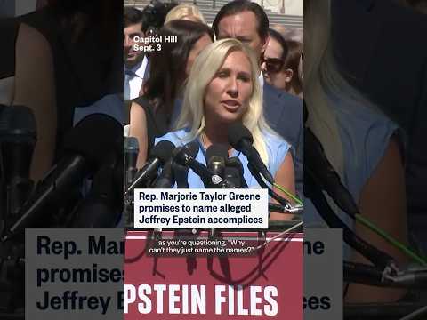 Rep. Marjorie Taylor Greene promises to name alleged Jeffrey Epstein accomplices