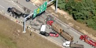 6 people hospitalized after multi-car crash on Route 2