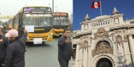 Buses de la Línea 41 se movilizan hacia el Congreso: transportistas anuncian que más empresas se sumarían al paro