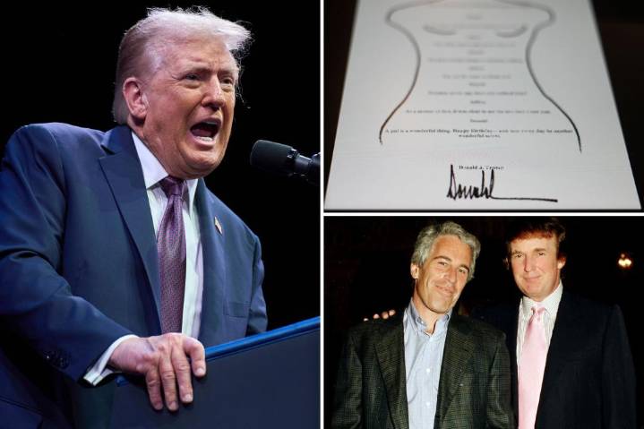 WH fumes over Epstein birthday book said to include notes by Trump, Clinton and other big names
