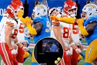 Chargers lineman Teair Tart trolls Travis Kelce after smacking Chiefs star in shocking scene