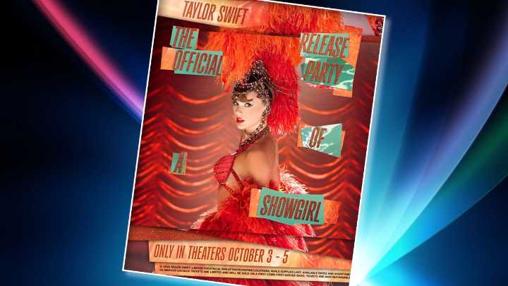 Taylor Swift returning to movie theaters with ‘Official Release Party of a Showgirl’ film 