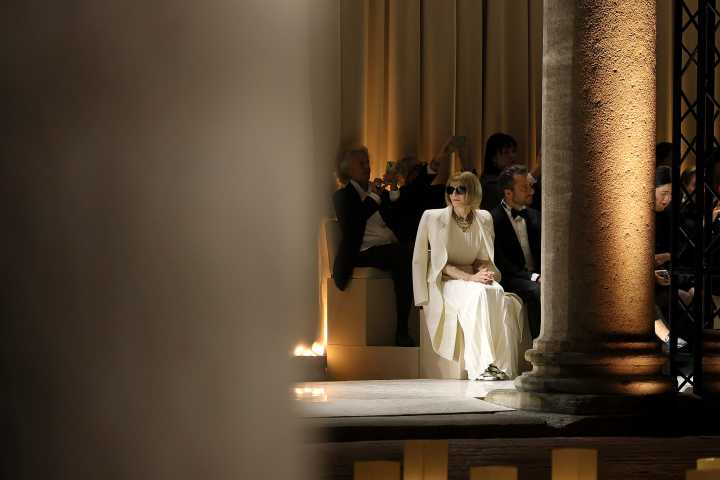 The Armani Front Row Was, As You Might Imagine, Elegant