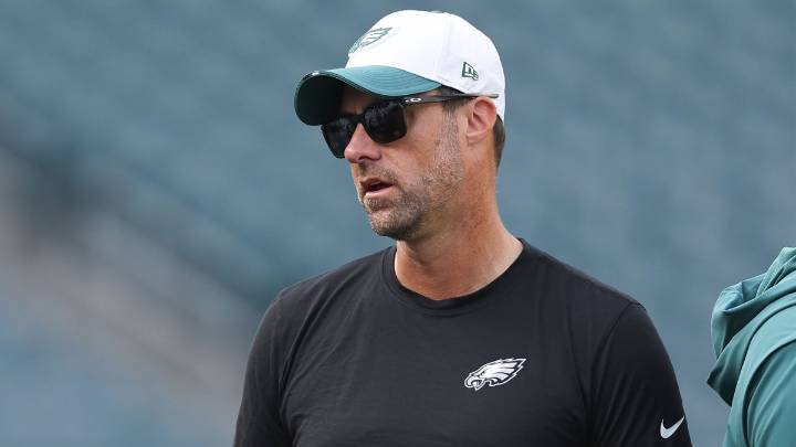 Eagles’ Kevin Patullo on shaky start for passing offense
