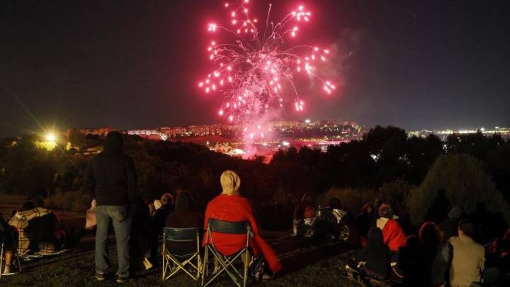 Fotos y vídeo de los espectaculares fuegos artificiales de la tercera sesión de las fiestas de Valladolid