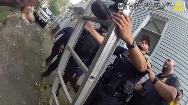 N.J. cops were looking for a stolen car. They ended up saving a toddler from a burning home.