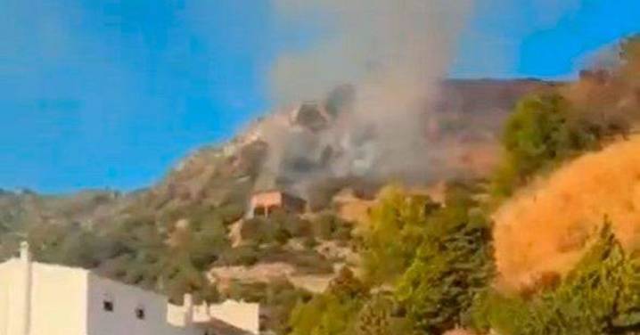 Declarado un nuevo incendio forestal en los alrededores de Casares