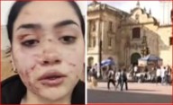 «No merece este trato» brutal ataque de dos mujeres a  comerciantes en la Séptima de Bogotá