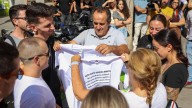 Las motos 'rugen' en Badajoz en memoria de Marcos