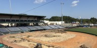 Infield at Trustmark Park being turfed to make venue more multi