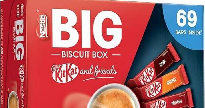 Amazon reduces 'perfect' giant Nestlé chocolate biscuit box to just £17