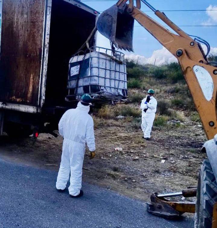 Van contra crímenes ambientales; retiran más de tres toneladas de baterías abandonadas en Ramos Arizpe