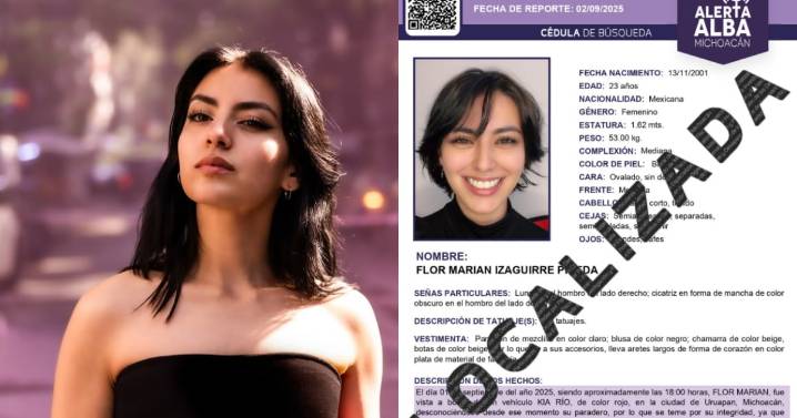 Localizan a Marian Izaguirre con vida; la tiktoker habría sido hospitalizada, reportan
