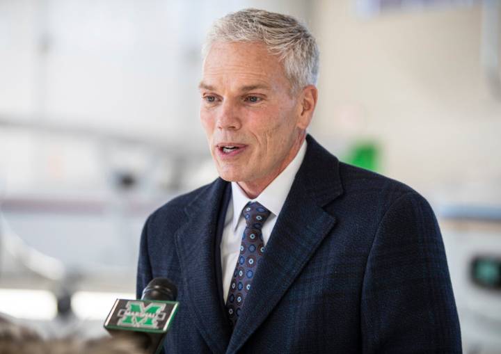 Marshall president and wife make $50M gift to university to promote eliminating student debt