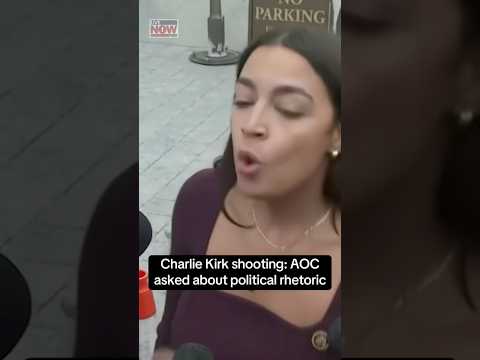 AOC on political rhetoric after Charlie Kirk shooting