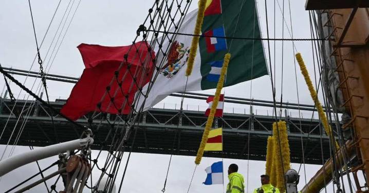 El Buque Escuela 'Cuauhtémoc' regresa a Nueva York tras concluir pruebas en altamar