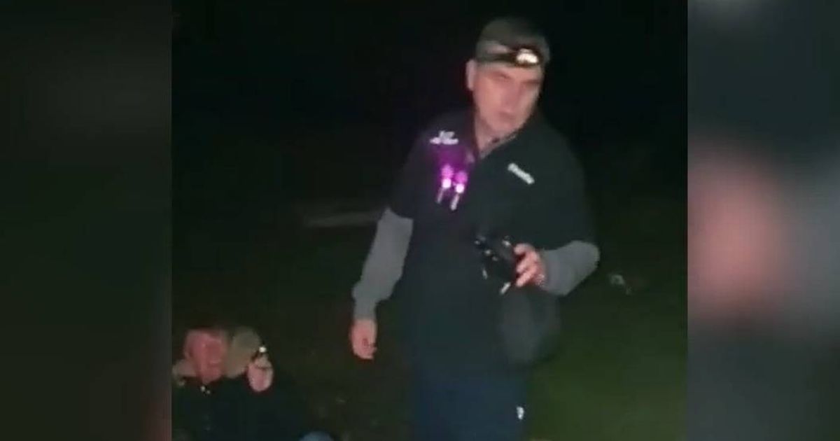 Woman becomes 'possessed' in graveyard and shouts eerie two