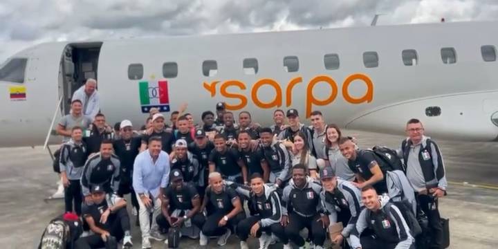 Con Dayro Moreno a la cabeza, así llegó Once Caldas a Quito para el partido ante Independiente del Valle por Copa Sudamericana