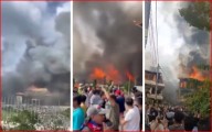 Terror en Nepal: Manifestantes incendiaron el palacio presidencial