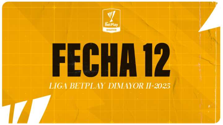 Así se jugará la fecha 12 de la Liga BetPlay DIMAYOR ll