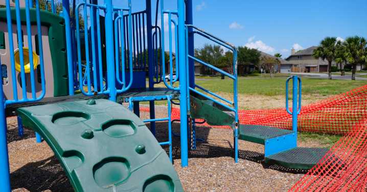 Rancho Vista park playground closed for safety, temporary replacement coming in December