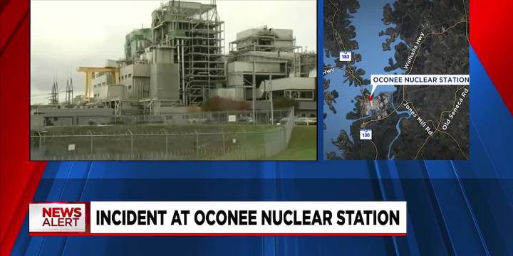 Officials: Small leak in cooling system stopped at Oconee Nuclear Station