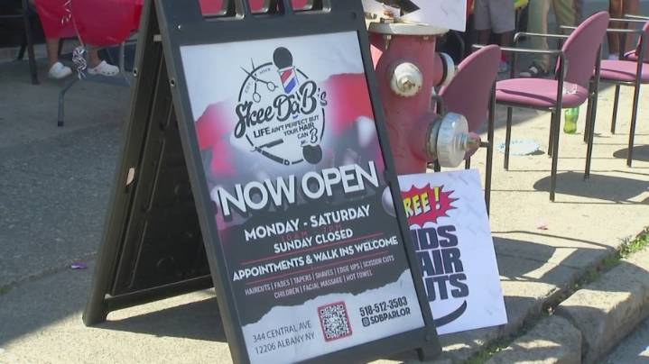 Back-to-school event held at Albany barber parlor