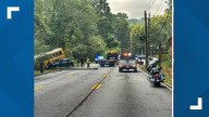 Traffic Alert: All lanes closed on parts of Highway 9 after crash involving school bus, police say