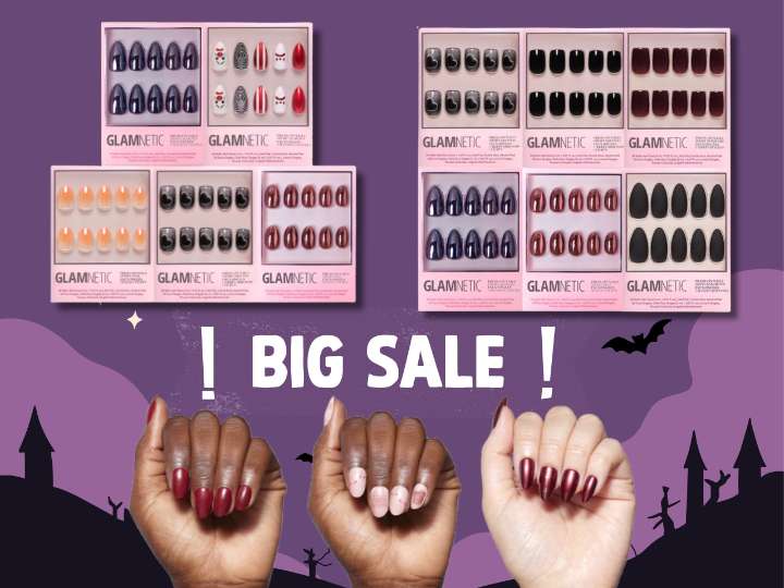 Halloween press-on nail bundles are now up to 30% off at Glamnetic