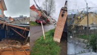 Tornado causa estragos en Linares y deja a múltiples clientes sin electricidad