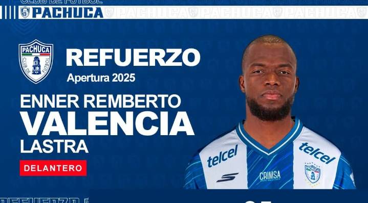 Enner Valencia regresa a los Tuzos del Pachuca