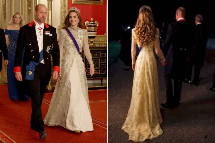 Kate Middleton and Prince William Share Rare Hand-Holding Photo 'Behind the Scenes' of State Banquet