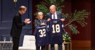 At Notre Dame, Cox says it’s time to turn down political temperature