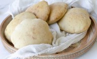 Pan árabe sin gluten y vegano,: sin horno y súper fácil