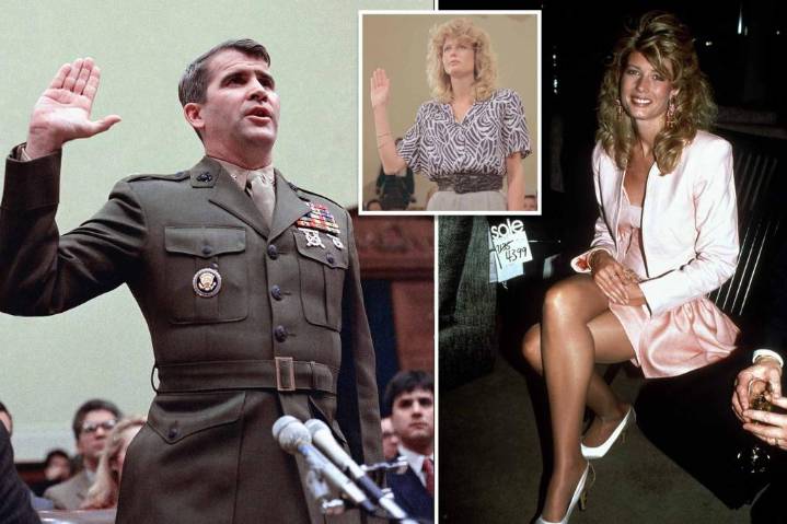 Iran-Contra figures Oliver North and Fawn Hall secretly marry 40 years after scandal: report 