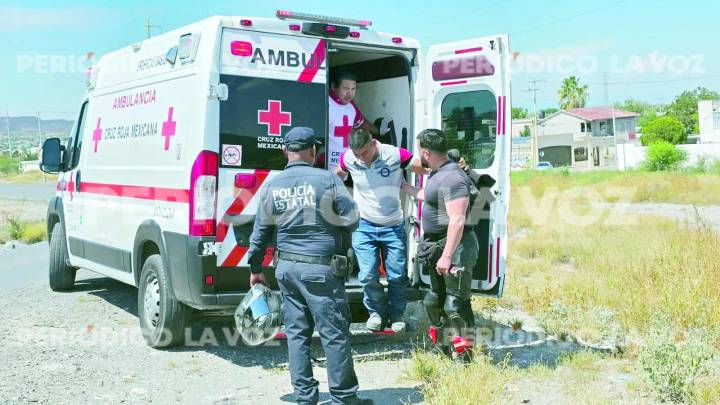 Motociclista herido en accidente en la curva del Diablo