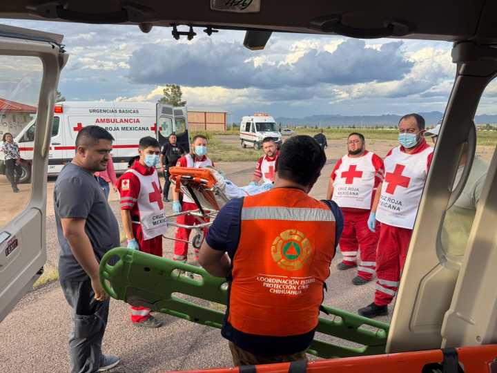 Realizó Estado traslado aéreo de emergencia de una paciente con problema cardíaco