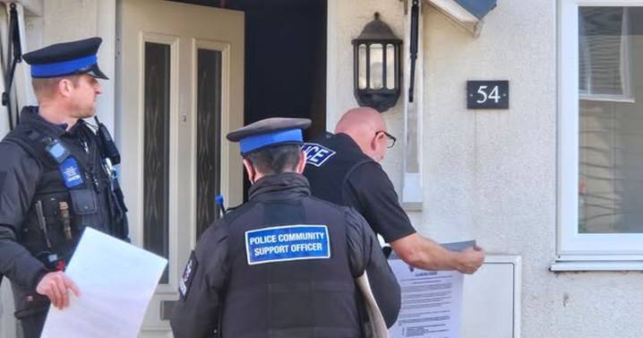 Police shut down two Devon homes