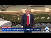 Judge tosses Trump's $15B suit against New York Times