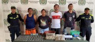 Cuatro personas capturadas en flagrancia por presunto microtráfico