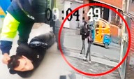 Delincuente asalta a una joven con cuchillo en SJM y es capturado por serenos